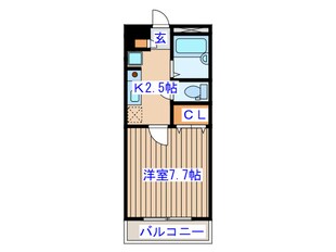 コ－ポアゼリアの物件間取画像